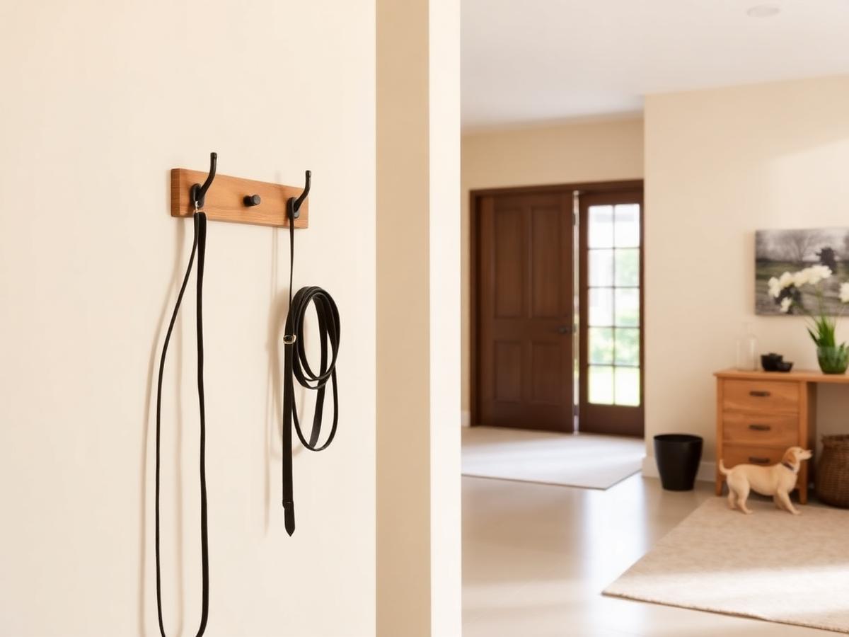 Clean Home pet essentials — bright modern living room with pet-friendly accessories