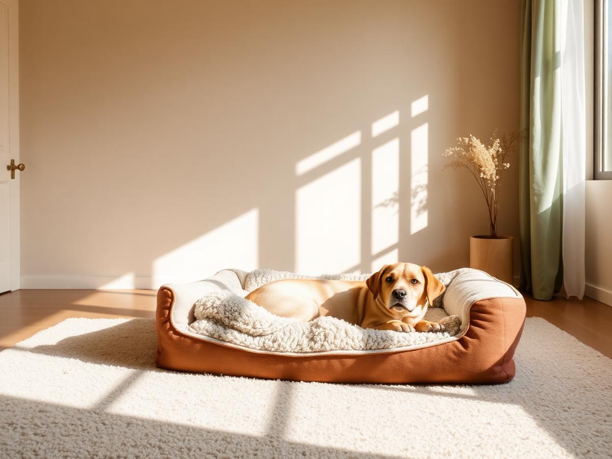 Comfort & Play collection — cozy pet corner with blanket and enrichment toys